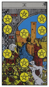 Ten of Pentacles - Rider Waite