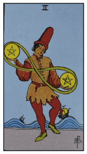 Two of Pentacles - Rider Waite