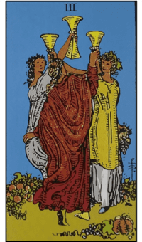 Three of Cups - Rider Waite