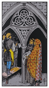 Three of Pentacles - Rider Waite
