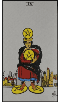 Four of Pentacles - Rider Waite