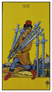 Seven of Swords - Rider Waite