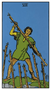 Seven of Wands - Rider Waite