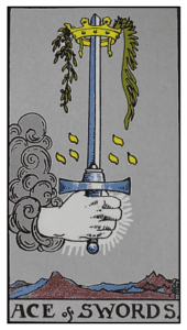 Ace of Swords - Rider Waite